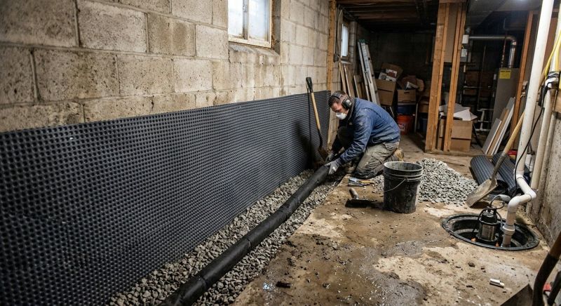 Basement Walls Waterproofing in Greenville, SC