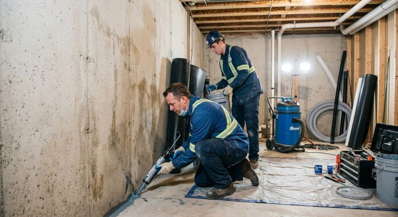 Basement Leak Repair in Fredericksburg, VA